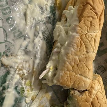Subway - Got a simple Philly cheese steak, looks like someone busted on it instead, whole sub was soggy and filled with mayo, thanks subway! - Fast Food Near Me - Chattanooga, Tennessee Subway - Got a simple Philly cheese steak, looks like someone busted on it instead, whole sub was soggy and filled with mayo, thanks subway! - Fast Food Near Me - Chattanooga, Tennessee