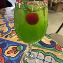 Veracruzana Restaurant - Grinch sangria!
