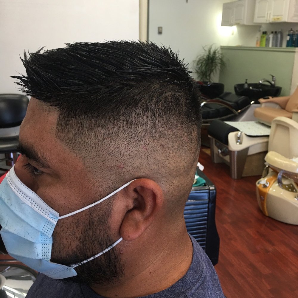 Mohawk Jump Line Mohawk Fade With Line Designs