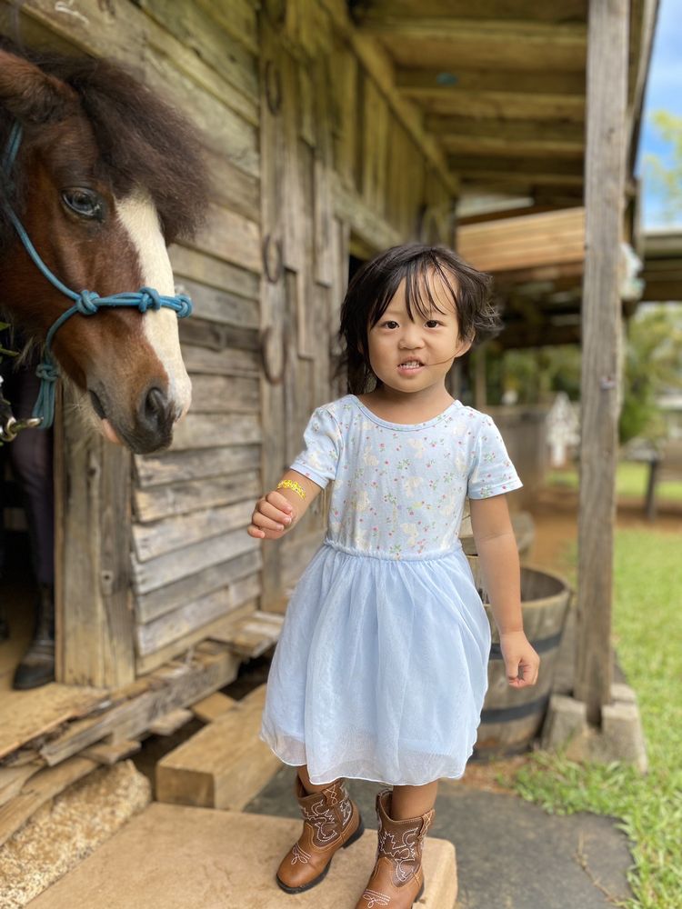 Happy Trail Rides at Bamboo Kai Farms Logo