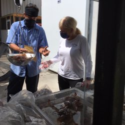 American Seafoods - Did you get both orders ready for pick up, says Ms. Hess