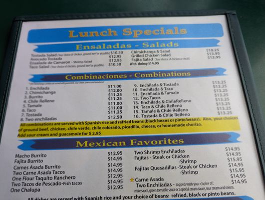 Menu photo 4 El Paraiso Mexican Grill Everett, WA Menu photo 4 El Paraiso Mexican Grill Everett, WA