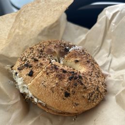 Everything Bagel with jalapeño cream cheese Everything Bagel with jalapeño cream cheese