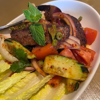 45th Vegetarian Thai - Yum Nuea (veggie meat salad) - Vegetarian Near Me - Seattle, Washington