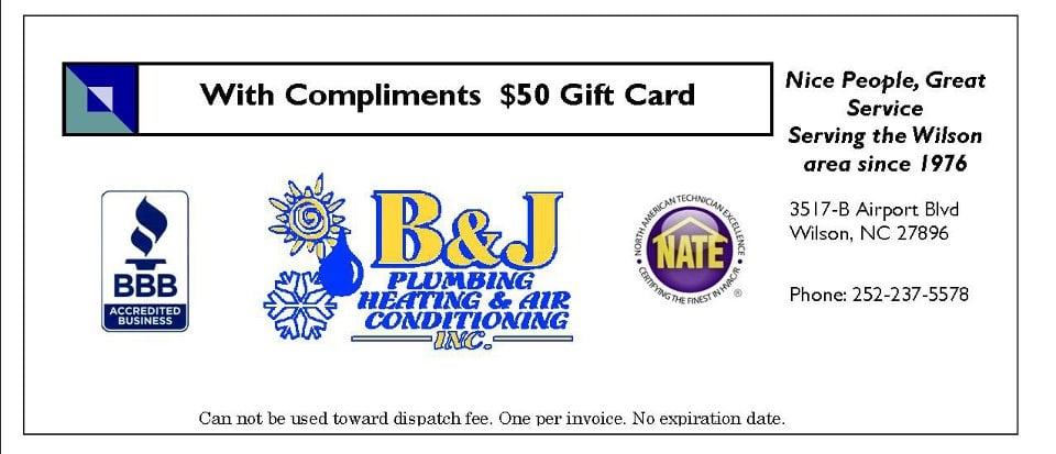 Slide of B & J Plumbing, Heating & Air Conditioning