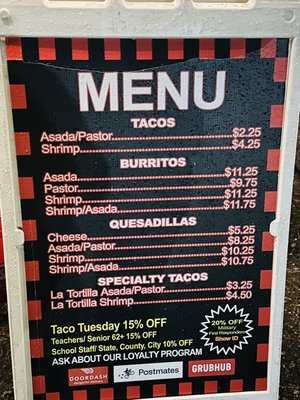 Menu photo 3 Baja Tacos El Mirage, AZ