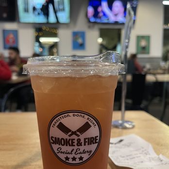 Smoke & Fire Social Eatery - Arnold Palmer they offer smoked lemonade - Comfort Food Near Me - Paramount, California Smoke & Fire Social Eatery - Arnold Palmer they offer smoked lemonade - Comfort Food Near Me - Paramount, California