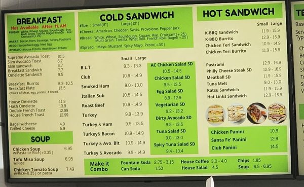 Menu photo 1 Mom’s Deli Anaheim, CA
