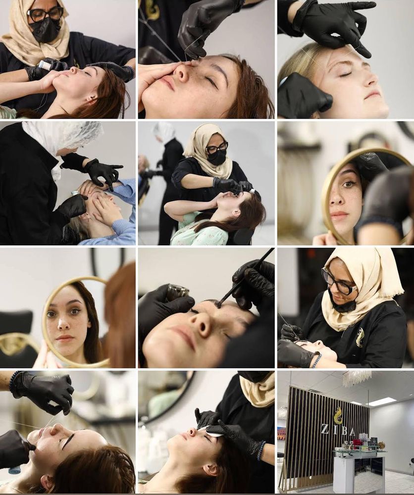 Ziba Beauty Eyebrow Threading Logo