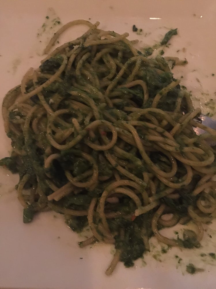 Half eaten broccoli risotto pasta dish! Yum. Yelp