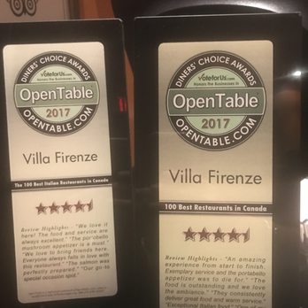 Villa Firenze - Italian Near Me - Calgary, Alberta