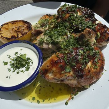 Souvla - Rotisserie Chicken (for 2) come with one side for $25 - Greek Near Me - San Francisco, California