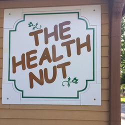 The Health Nut - Sign in the back