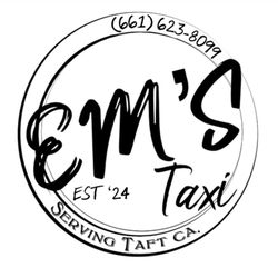 Em's Taxi - Company name and number