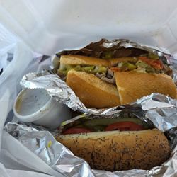 Chicago Paulies - Best of both worlds- Italian beef with peppers, Chicago dog