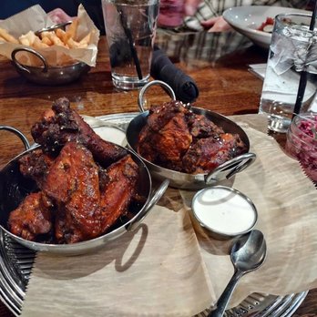 Hopvine Brewing Company - Smoked chicken wings are delicious!! Get a side of slaw   To add to the spicy, unique experience! - New American Near Me - Aurora, Illinois
