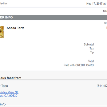 Señor Taco - I ordered an Asada Torta for 12:40PM pickup, but they made it at around the time I ordered..And bashed me for not picking it up on time. - Mexican Near Me - Cypress, California Señor Taco - I ordered an Asada Torta for 12:40PM pickup, but they made it at around the time I ordered..And bashed me for not picking it up on time. - Mexican Near Me - Cypress, California