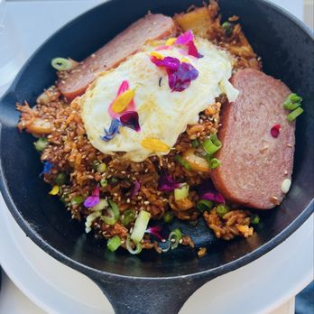Bites & Bashes Cafe - Kimchi fried rice with spam and egg - Cafes Near Me - Lomita, California Bites & Bashes Cafe - Kimchi fried rice with spam and egg - Cafes Near Me - Lomita, California