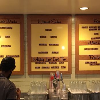 Tender Greens - Drinks menu. Check out my review! - New American Near Me - Pasadena, California