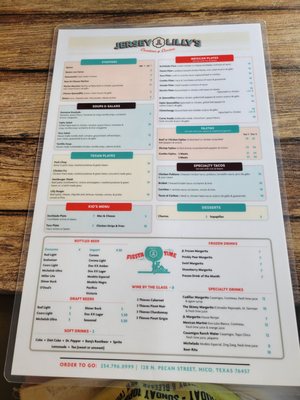 Menu photo 2 Jersey Lilly's Hico, TX Menu photo 2 Jersey Lilly's Hico, TX