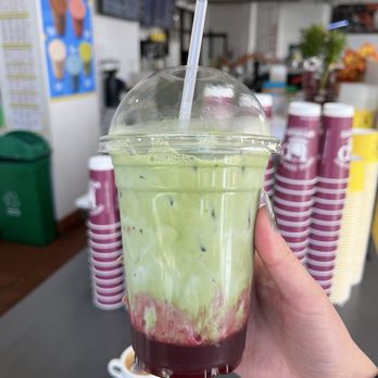 Upfordayz - BLUEBERRY MATCHA LATTE - Coffee & Tea Near Me - San Francisco, California