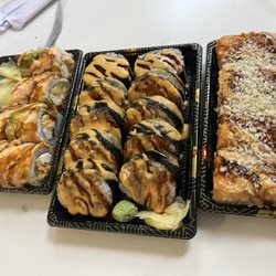 Kenko Sushi & Tea - Specialty rolls - yummy roll, sunset roll