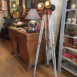 Sara's House - Tri pod and car horn lamp