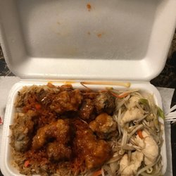 Dragon Palace - Sweet and sour spareribs, chicken fried rice, chicken chop suey