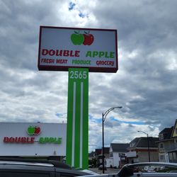 Double Apple - Brand new sign, you can't miss it