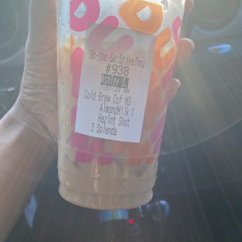 Dunkin' - Cold brew with almond milk - Donuts Near Me - Augusta, Georgia Dunkin' - Cold brew with almond milk - Donuts Near Me - Augusta, Georgia