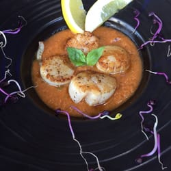 Taverne de Saint-Malo - Noix de saint Jacques et gaspacho