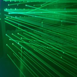 Try navigating through this in the 'LASER' room! Hint: army crawl underneath