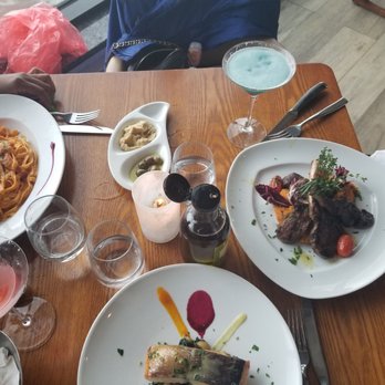 Molos - Lobster pasta, Salmon and Lamb Chop entrees - Greek Near Me - Weehawken, New Jersey Molos - Lobster pasta, Salmon and Lamb Chop entrees - Greek Near Me - Weehawken, New Jersey