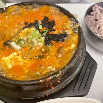 Woo Ri Korean - Tofu mushroom soup - Korean Near Me - Aurora, Colorado Woo Ri Korean - Tofu mushroom soup - Korean Near Me - Aurora, Colorado