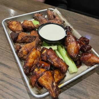 WOB Bar & Kitchen - Wings 4 different flavors - American Near Me - Augusta, Georgia WOB Bar & Kitchen - Wings 4 different flavors - American Near Me - Augusta, Georgia