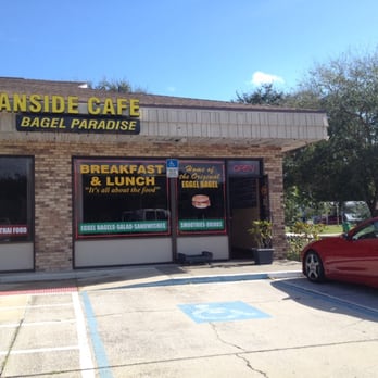 Oceanside Cafe - Bagel Paradise???   More like the Bagel Purgatory - Delis Near Me - Cape Canaveral, Florida