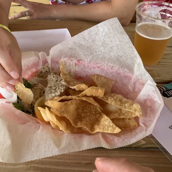 The Harbor Tavern - Smoked tuna dip with fried wonton chips. Amazing. - Bars Near Me - Destin, Florida The Harbor Tavern - Smoked tuna dip with fried wonton chips. Amazing. - Bars Near Me - Destin, Florida