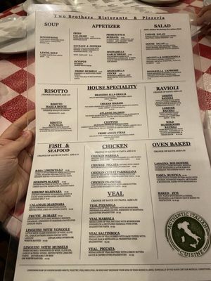 Menu photo 4 Two Brothers Pizzeria & Restaurant Miami, FL Menu photo 4 Two Brothers Pizzeria & Restaurant Miami, FL
