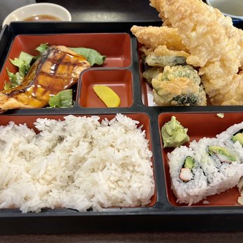 Akagi Restaurant - Akagi dinner w/ salmon teriyaki. - Japanese Near Me - San Bruno, California