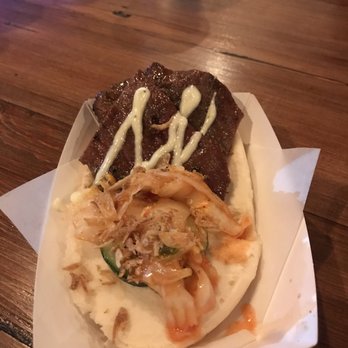 Cris and John - Sweet Drama Bun (sweet seared sirloin Korean steak) - Vietnamese Near Me - Dallas, Texas