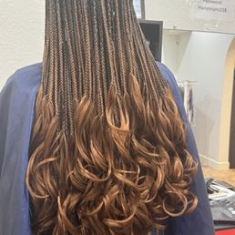 French curl braids French curl braids