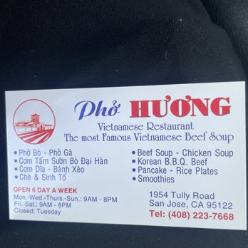 Pho Huong - Vietnamese restaurant in San Jose Bay Area baby. Let's Go niners.Raiders, Giants, and Warriors.. - Vietnamese Near Me - San Jose, California
