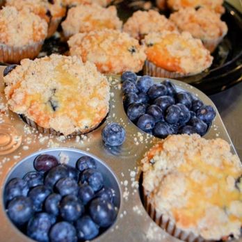 Cherished Events And Catering - Blueberry muffins with strudel - Caterers Near Me Cherished Events And Catering - Blueberry muffins with strudel - Caterers Near Me
