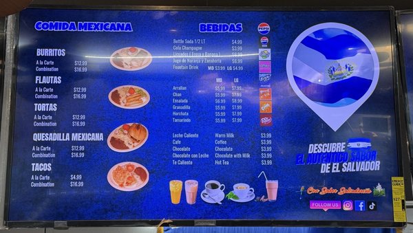 Menu photo 1 Con Sabor Salvadoreño San Fernando Valley, CA Menu photo 1 Con Sabor Salvadoreño San Fernando Valley, CA