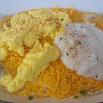 Biscuit Bitch - Gritty Scrambled Cheesy Bitch for $8.80. - Breakfast & Brunch Near Me - Seattle, Washington