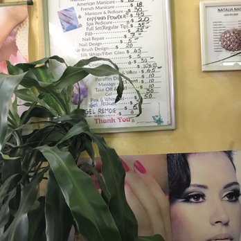 Natalia Nails - These are the prices. - Massage Near Me - Los Angeles, California