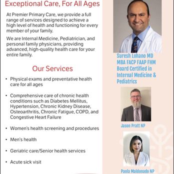 Premier Primary Care - Premier Primary Care Brochure - Preventive Medicine Near Me - New Albany, Indiana Premier Primary Care - Premier Primary Care Brochure - Preventive Medicine Near Me - New Albany, Indiana