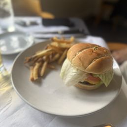Jesse burger with Parmesan fries Jesse burger with Parmesan fries