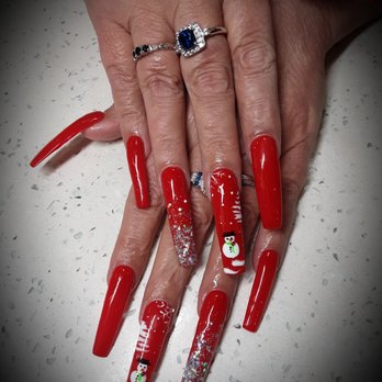 Sweet Nail Spa - Christmas Snowman Nails by Vanessa - Nail Salons Near Me - Wesley Chapel, Florida Sweet Nail Spa - Christmas Snowman Nails by Vanessa - Nail Salons Near Me - Wesley Chapel, Florida