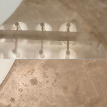 Granite Hat - Marble vanity countertop etching and scratches removal by polishing. - Countertop Installation Near Me